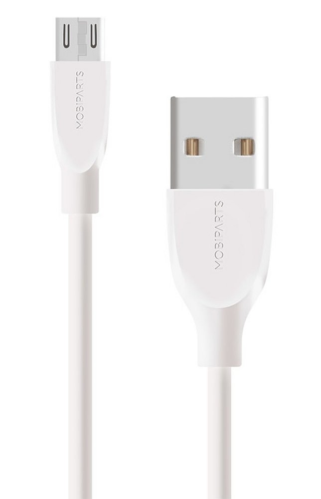 Mobiparts Micro USB naar USB | 2A | 2m | Wit - Matmuis - Matmuis